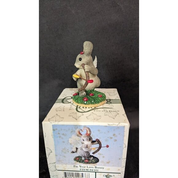 Charming Tails  I'm Your Love Bunny - Boxed Fitz & Floyd  Height: 3 in figurine - Picture 7 of 10